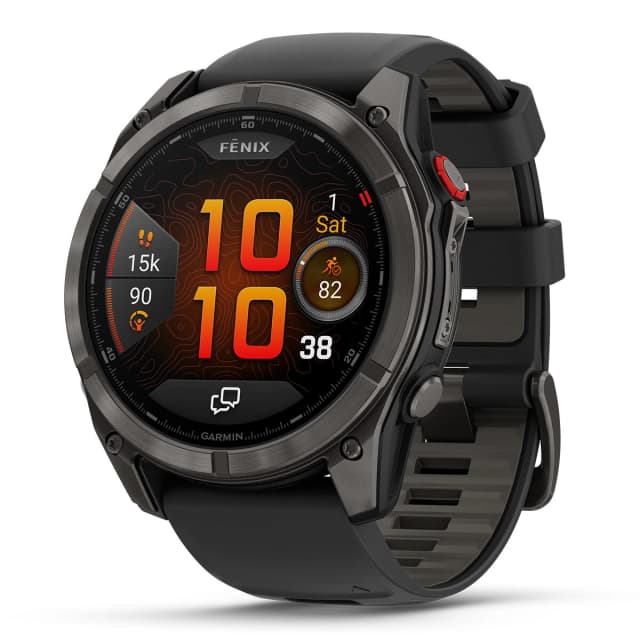 Detalle de Garmin Fenix 8 Pro LTE 51 mm con pantalla AMOLED y zafiro (reacondicionado a estrenar)