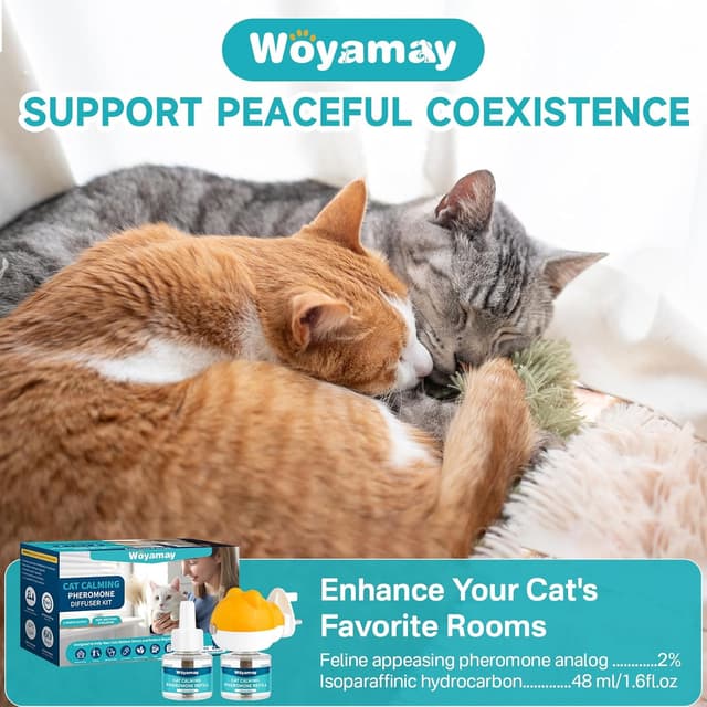 Thumbnail 5 de Woyamay Cat Calming Plug‑in diffuser 48ml for anxiety 🐱