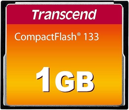 Detalle de Transcend 133X - CompactFlash 1 GB para tus recuerdos 📸