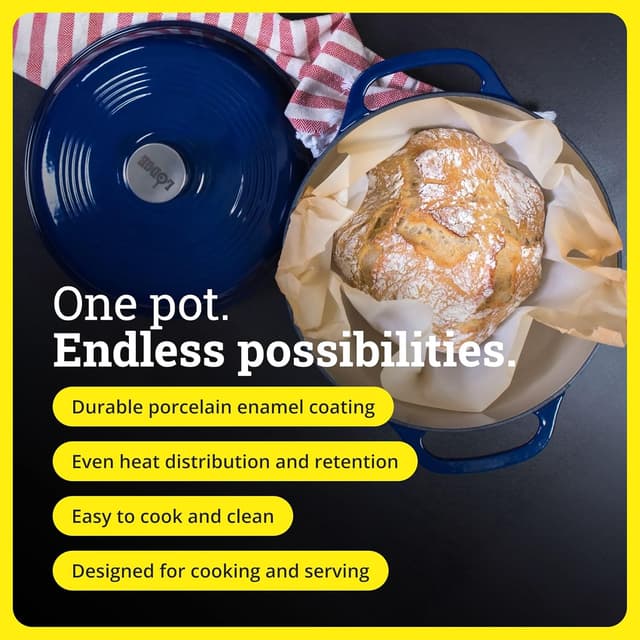 Detalle 2 de Lodge Essential Dutch Oven 6 Quarts