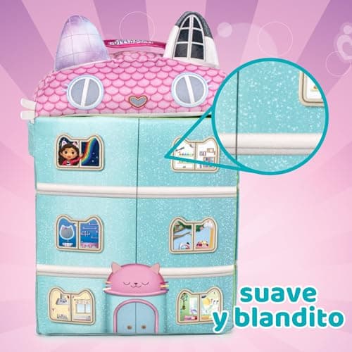 Detalle 2 de Famosa Softies Plush Dollhouse Casa de peluche con ascensor