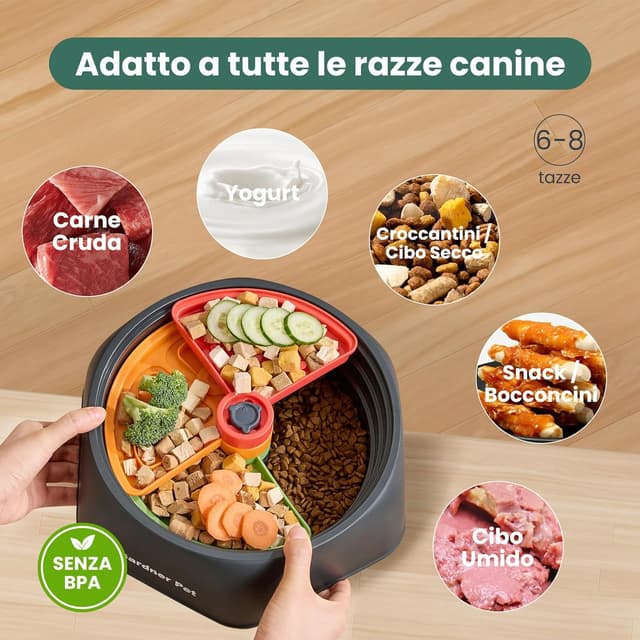 Detalle 2 de Gardner Pet ciotola slow feed 15°