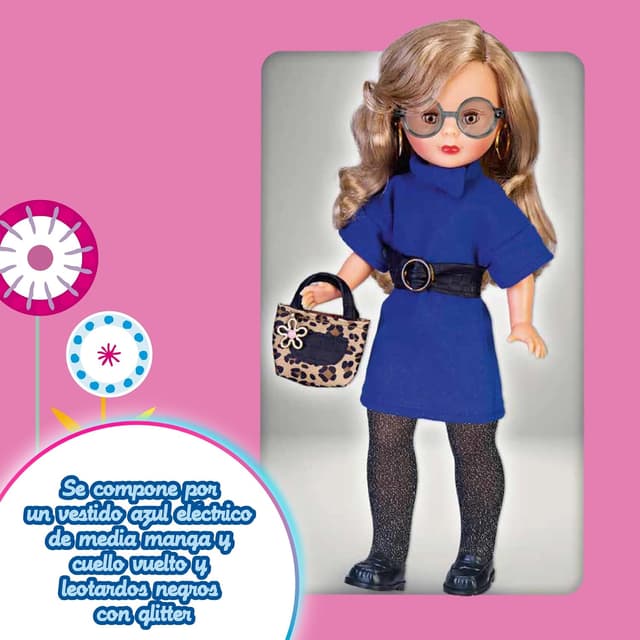 Detalle 2 de Nancy Conjunto Luxury Shopping vestido azul eléctrico