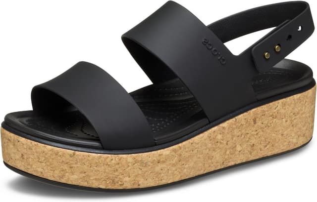 Detalle de Sandales femme Crocs Brooklyn Cork Low Wedge
