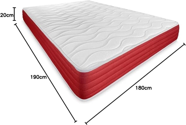 Detalle de DUÉRMETE ONLINE Colchón Viscoelástico Lite Reversible 180x190