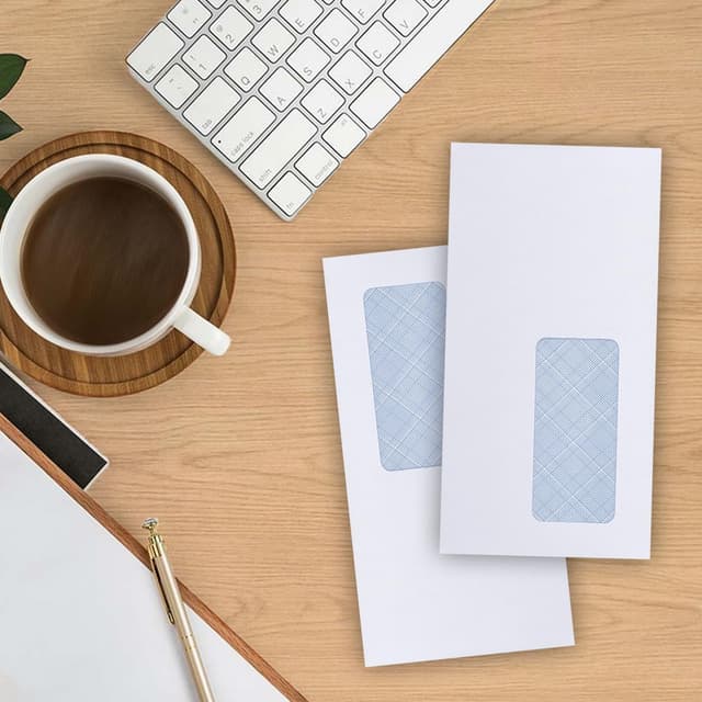 Thumbnail 6 de Noa Home Deco – Lot de 100 enveloppes DIN L avec fenêtre 225 x 116 mm, imprimables laser (blanc)