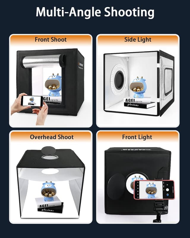 Thumbnail 5 de DUCLUS Fotobox 30x30 cm für Produktfotos