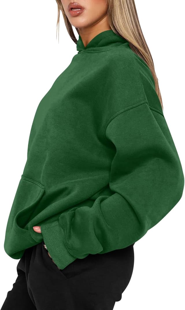 Detalle 2 de TICTICMIMI Women’s Fleece-Lined Pullover Hoodie with Kangaroo Pocket