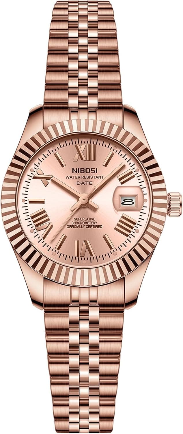 Detalle de NIBOSI dainty analog quartz watch