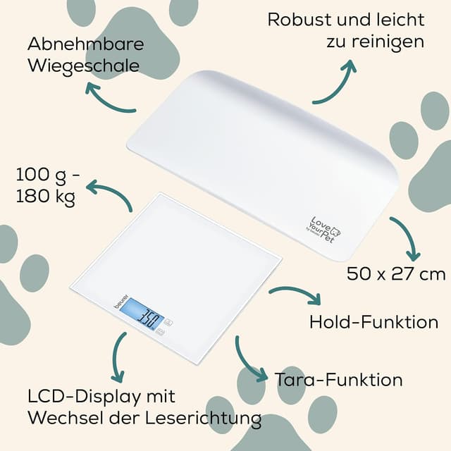 Thumbnail 5 de Tierwaage Polly von beurer 180 kg