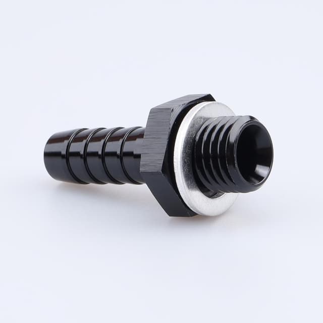 Detalle 2 de AC Performance straight metric male to 3/8 hose barb fitting adapter (M12x1.5)