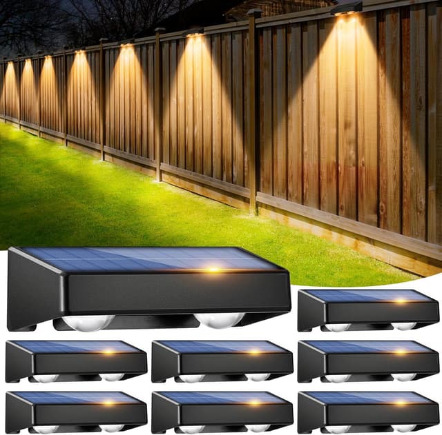 Detalle de sununiny Solar Fence Lights 50 lumens