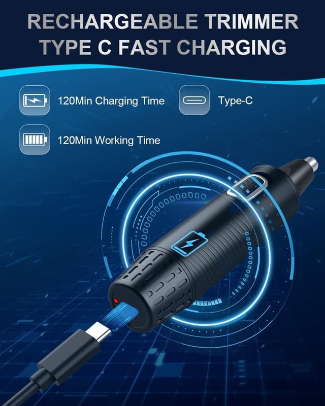 Thumbnail 2 de Nasenhaartrimmer USB Wiederaufladbar 3‑in‑1