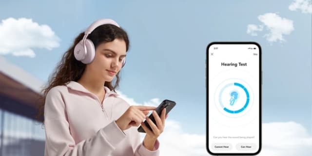 Detalle 2 de Soundcore Space One Rosa – 55 Stunden Batterielaufzeit