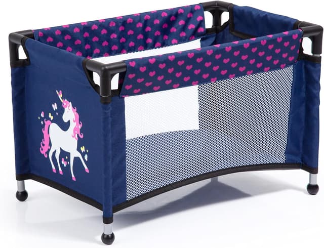 Detalle 2 de Bayer Design 18354AC Grand Ensemble de poussette pour poupée transformable (jusqu’à 46 cm), bleu