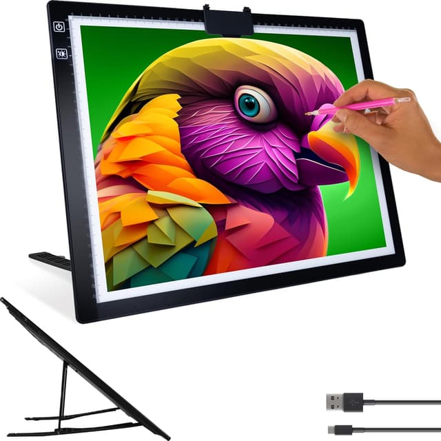 Imagen de Crafts&Co Tablette Lumineuse A3 Premium 470×345 mm 🎨 en OfertitasTOP