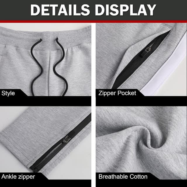 Thumbnail 3 de Suwangi Pantaloni Tuta Slim Fit con Tasche