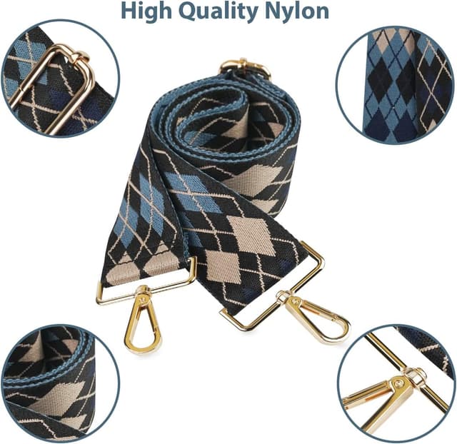 Detalle de Stouchi Adjustable Wide Shoulder Strap Replacement (5cm) – 75–135cm