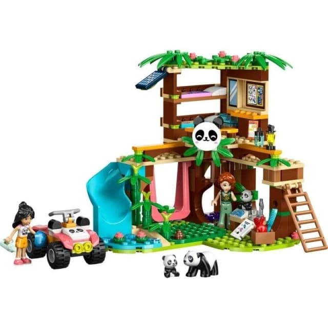 Detalle 2 de LEGO Friends 42648 Refugio para Pandas (casa árbol quad) – Set de construcción de 243 piezas