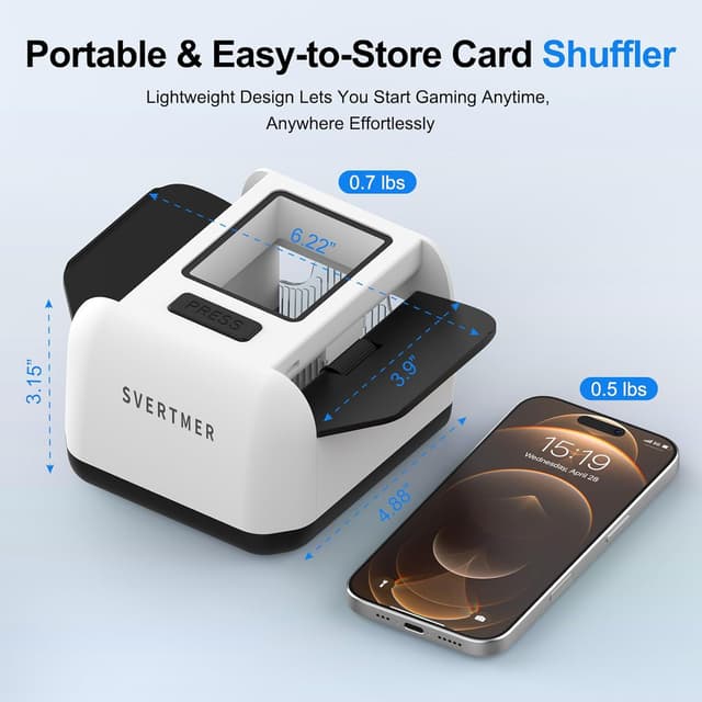 Thumbnail 5 de Svertmer Automatic Card Shuffler 2000mAh