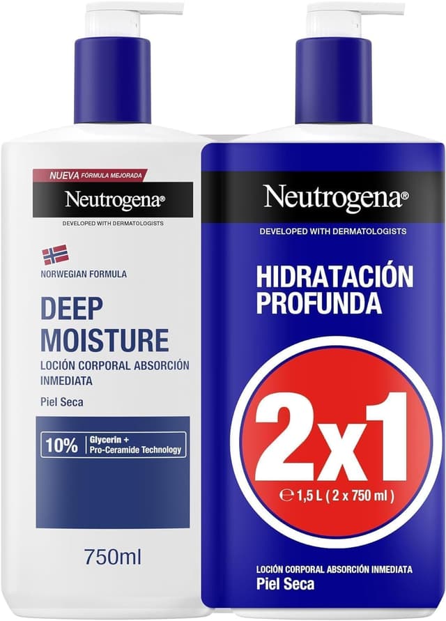 Detalle de Neutrogena Fórmula Noruega 1500 ml loción corporal