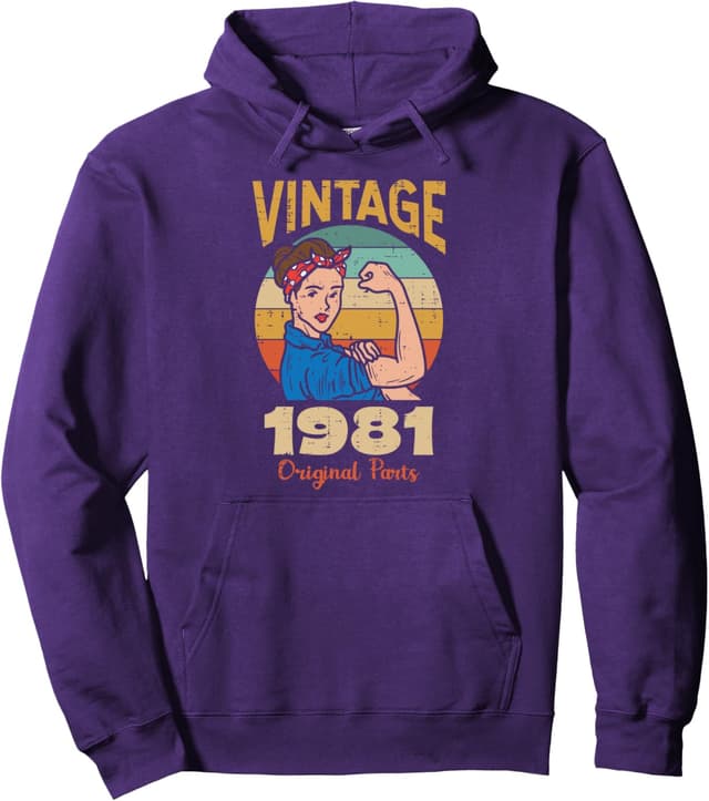 Thumbnail 2 de Femme Vintage 1981 Rosie RIveteuse Sweat à Capuche