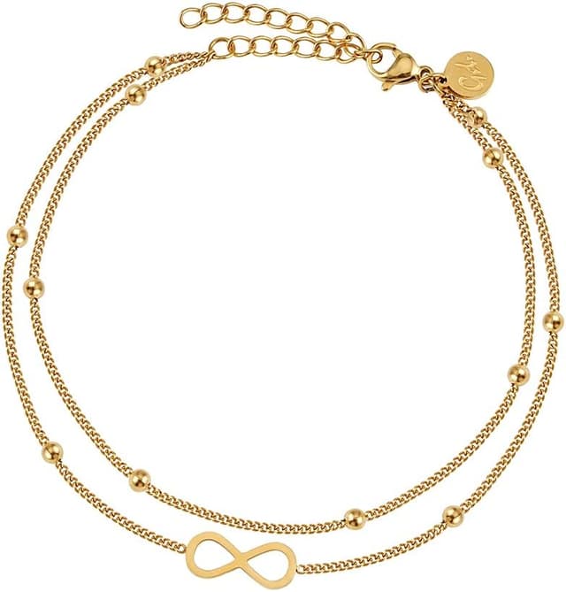 Detalle de GD GOOD.designs Tobillera infinita mujer 22–27 cm