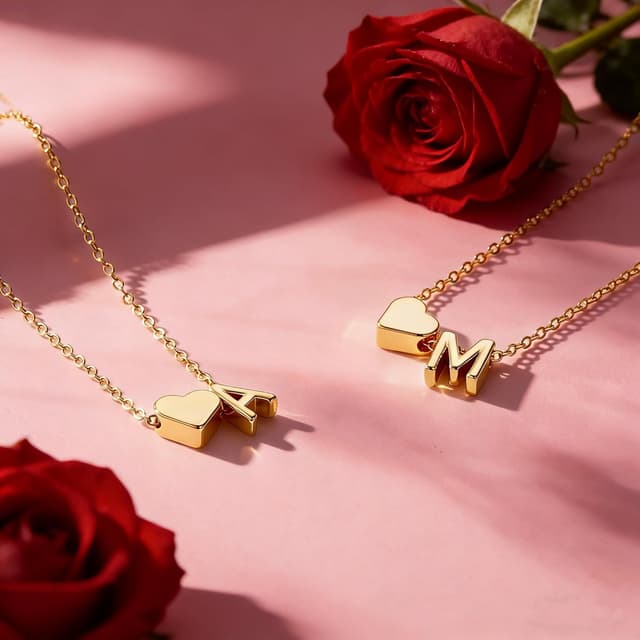 Thumbnail 5 de TINGN Valentinstag Herz Kette 40 cm