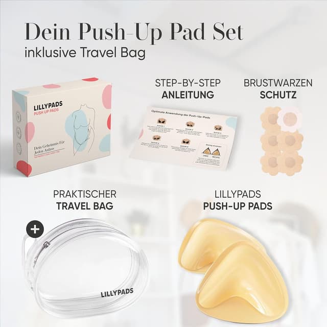 Thumbnail 6 de Lillypads® Push Up Pads – selbstklebende BH-Einlagen für Push-up-Effekt (Cup A–D)