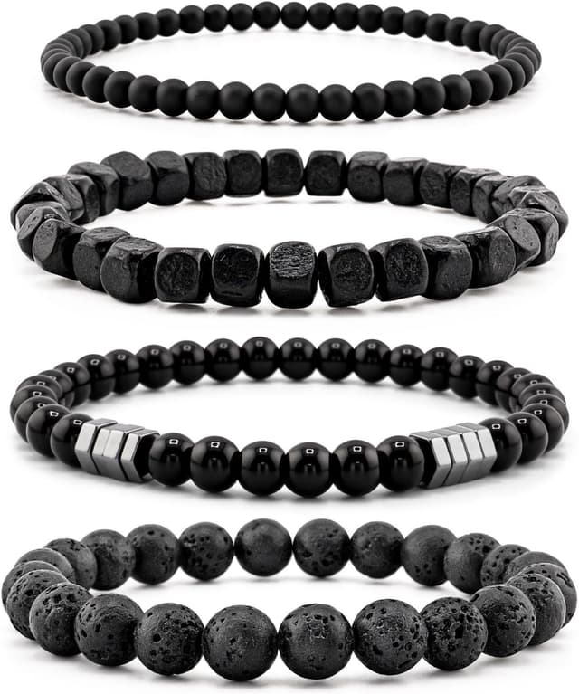 Detalle de Lameybrt Armband Set Multi mit Lava, 6–12 Zoll
