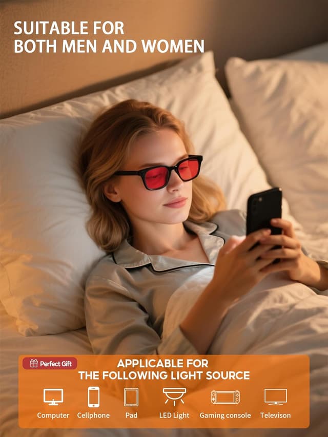 Thumbnail 4 de VMJFBJ Gafas Luz Azul 99% Bloqueo