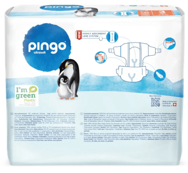 Detalle 2 de Pingo Pañales Ecológicos Midi T3 👶