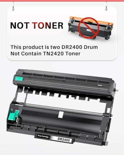 Thumbnail 7 de Halloya DR2400 Tambor para Brother 👕 HL-L2310D y más (2 Pack)