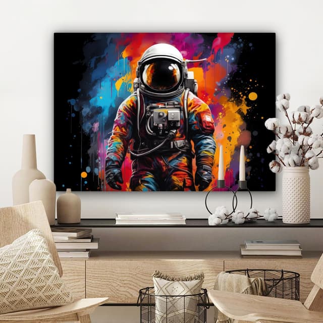 Thumbnail 6 de Impression sur toile 80x60 cm astronaute