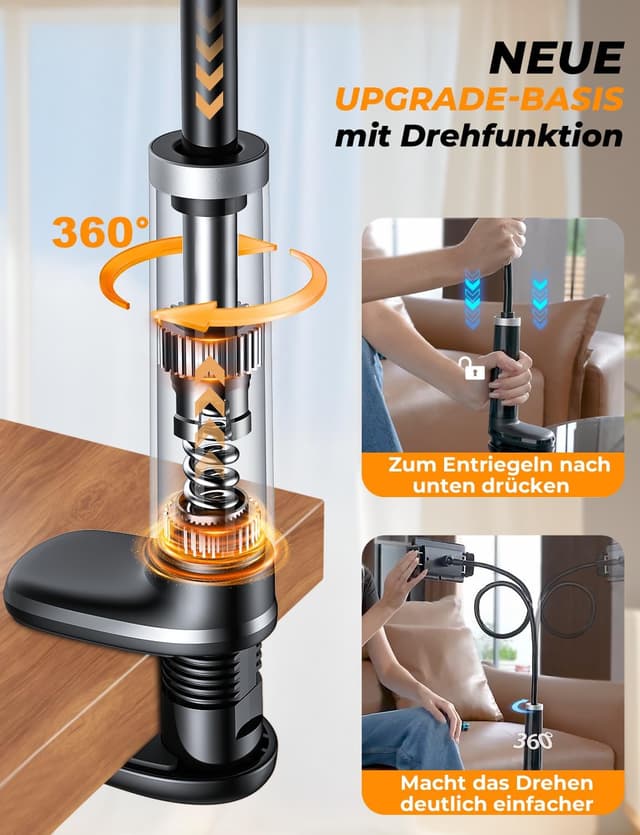 Thumbnail 4 de Schwanenhals Tablet Bett Halterung 360°