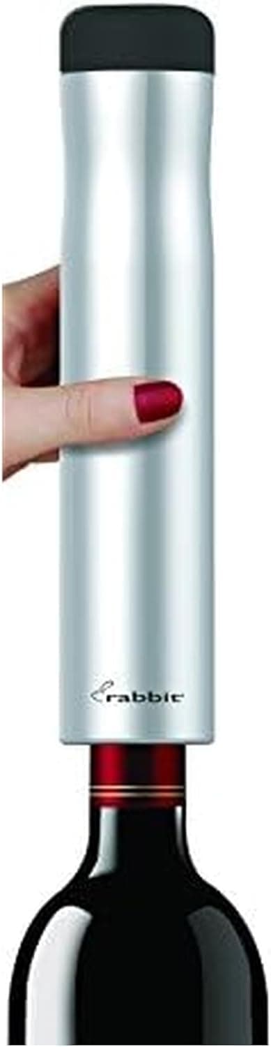 Detalle de Rabbit Automatic Electric Corkscrew (Hands-Free) with Foil Cutter, Rechargeable Cordless Wine Opener