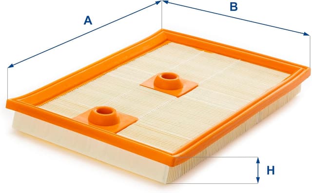 Detalle 2 de Filtre à air UFI Filters 30.549.00 (cellulose) pour Audi, Seat, Skoda et Volkswagen