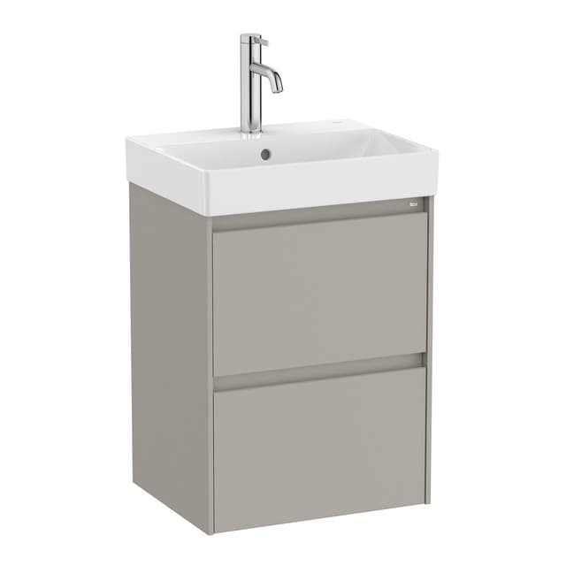 Detalle de Roca Ona mueble de baño compacto 2 cajones