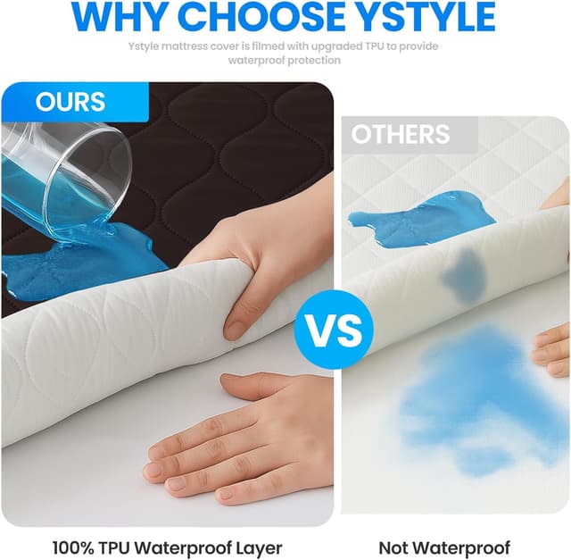 Detalle 1 de Ystyle protège matelas imperméable 90x200 cm