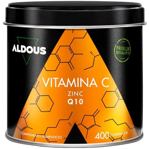 Imagen de ALDOUS Vitamina C 1000 mg con Zinc y Q10, 400 comprimidos 💊 en OfertitasTOP