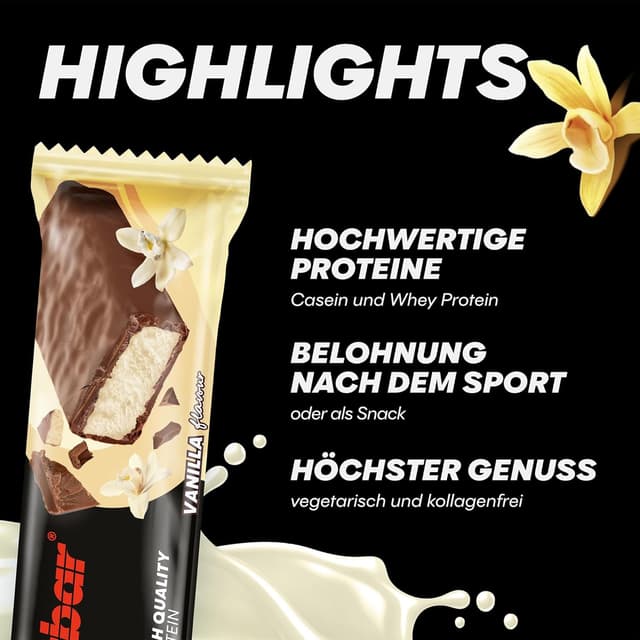 Detalle 1 de Powerbar Protein Plus Vanille 30×35 g Riegel