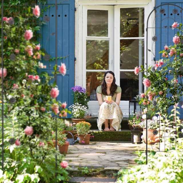 Detalle de Relaxdays grigliati per rampicanti: set da 2 tralicci in ferro nero a incastro (200 x 50 cm)