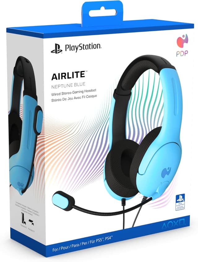 Detalle 2 de PDP Airlite Auriculares con micrófono azul
