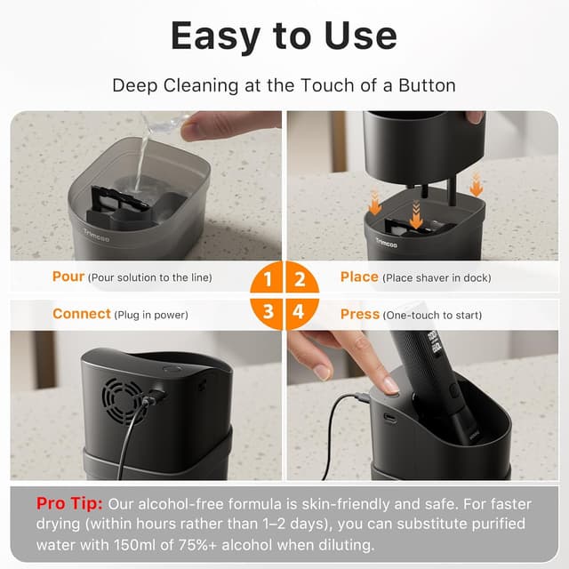 Thumbnail 6 de Trimcoo 5-Blades Electric Shaver Pro