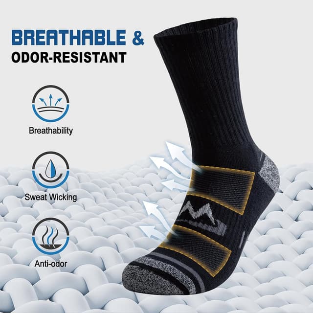 Detalle 2 de Niorasen Mens Sports Socks 3 Pairs