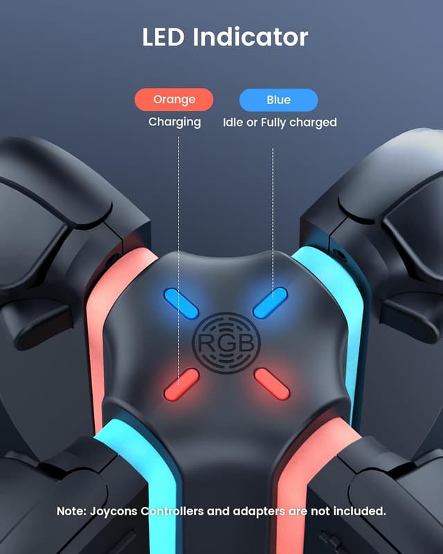 Thumbnail 2 de TRANSNOVO Charging Dock 4-slot Joy‑Con charger