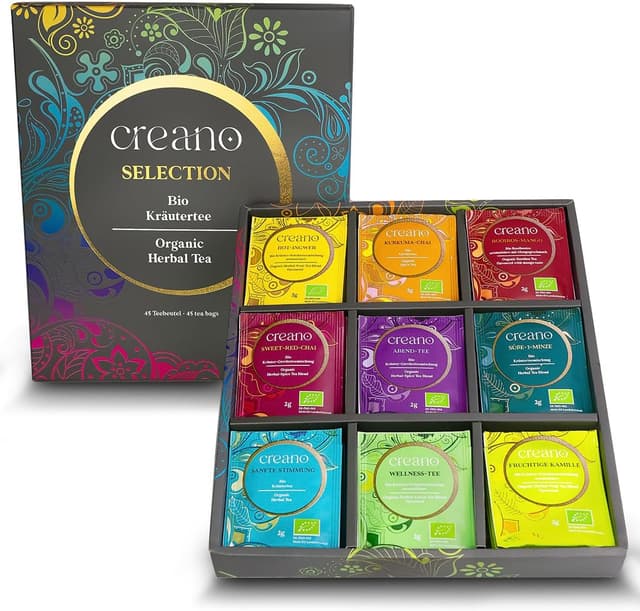 Thumbnail 6 de Creano Set de Té de Hierbas Orgánicas 🌿 - 9 Variedades