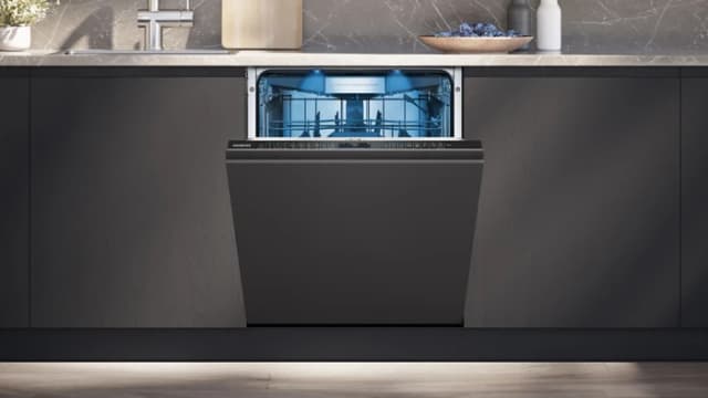 Detalle de Siemens SN87TX00CE Einbau-Geschirrspüler mit glassZone, HygienePlus und Home Connect