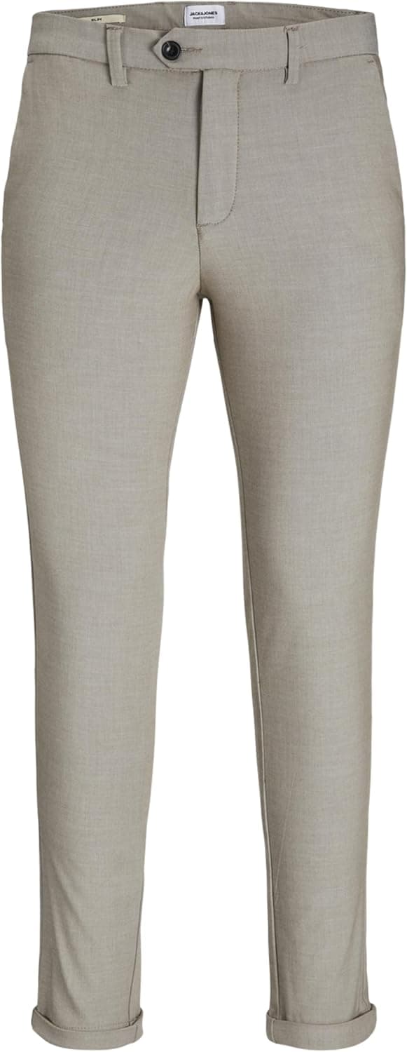 Detalle de JACK & JONES Mens Marco Conner Tartan Chino-Hose Slim Fit