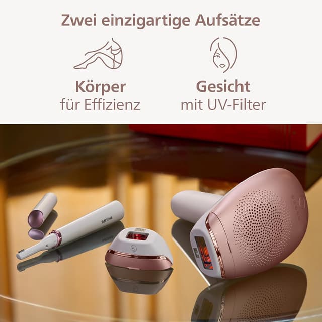 Detalle de Philips Lumea IPL 7000 Series (BRI921/00) – IPL-Haarentfernung für Körper & Gesicht inkl. Korrekturtrimmer